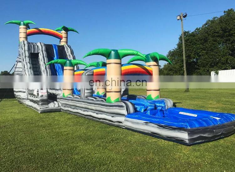 Commercial Large Small Cheap Tobogan Plastic Action Air Inflatable Slides Bounce House Water Pool Slide for Adults