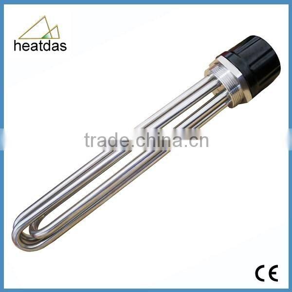 5500W / 6000W (31.5 cm) stainless steel ultra low watt density 3-phase tubular heating element brewing
