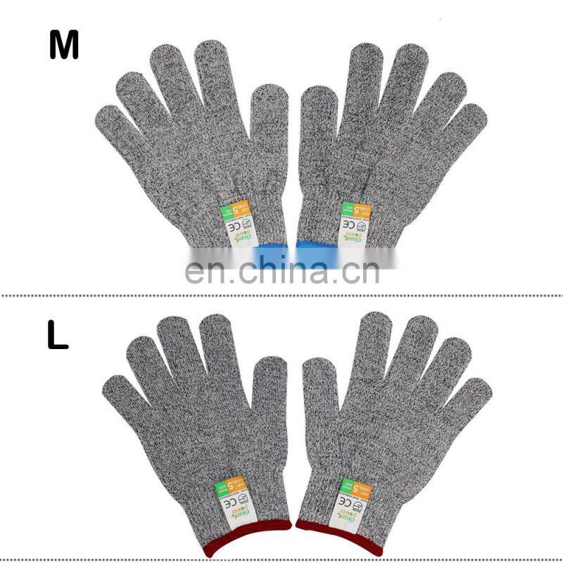 JOHNCOO 5 HDPE Work Gloves EN388 Certified Hand Protection Cut Resistant Safety Gloves