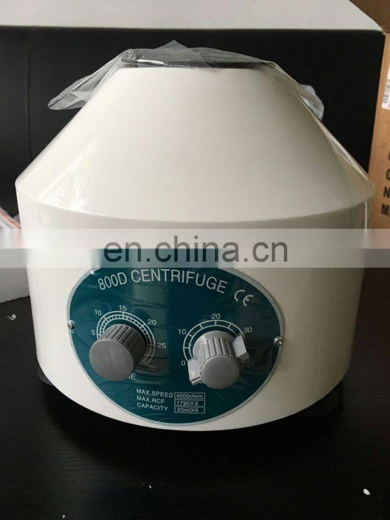 HC-B036 Hot Sale Low speed centrifuge (20ml*6)/Desktop Centrifuge machine 800D for Lab