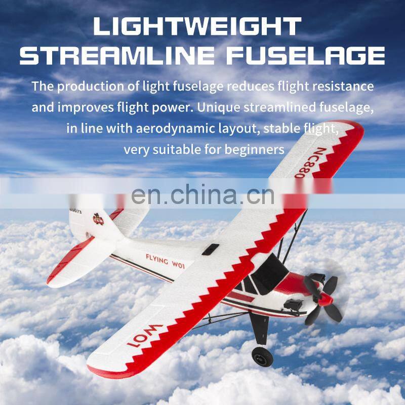 JJRC W01 Remote Control Airplane 6-Axis Gyroscope RC Glider Simulation Stable Flight RC Aircraft Modle Toys