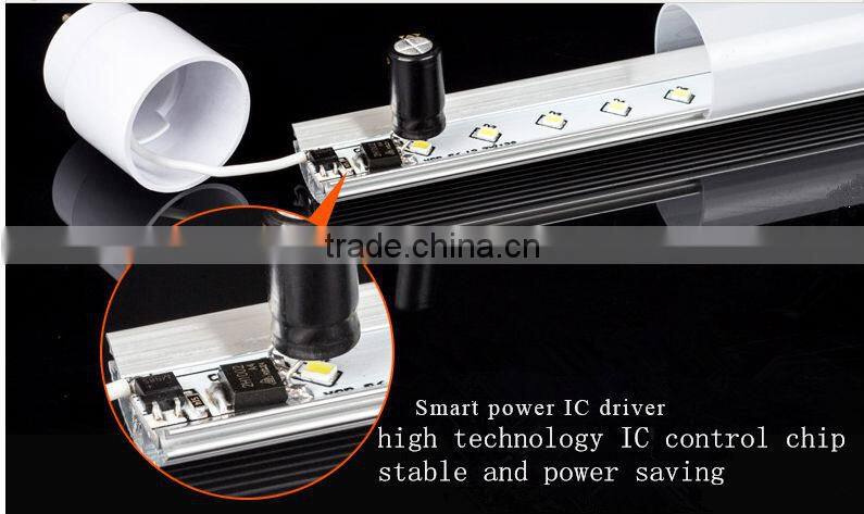 T8 LED Integrated Tube lights 2ft,3ft & 4ft with clear/milky/striped cover