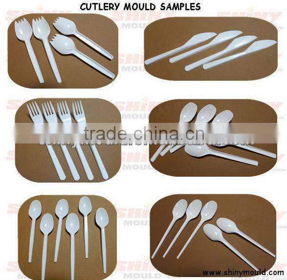 disposable plastic spoon mould fork mould
