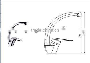 High Quality Brass Chrome Kitchen Watermark Tapware