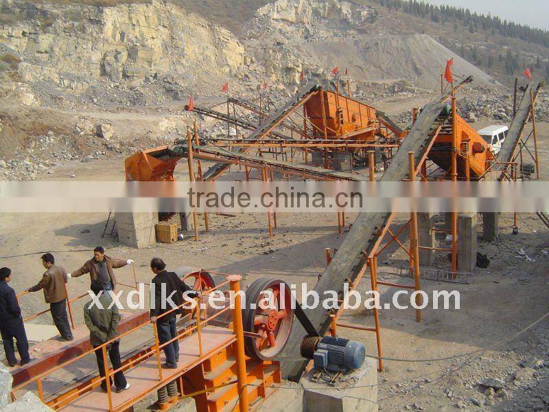 High Efficiency Vibrating Hopper Feeder used in Sandstone Production Line from Dingli