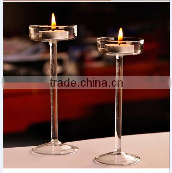 New Replacement Long-Stemmed Glass Candle Holders