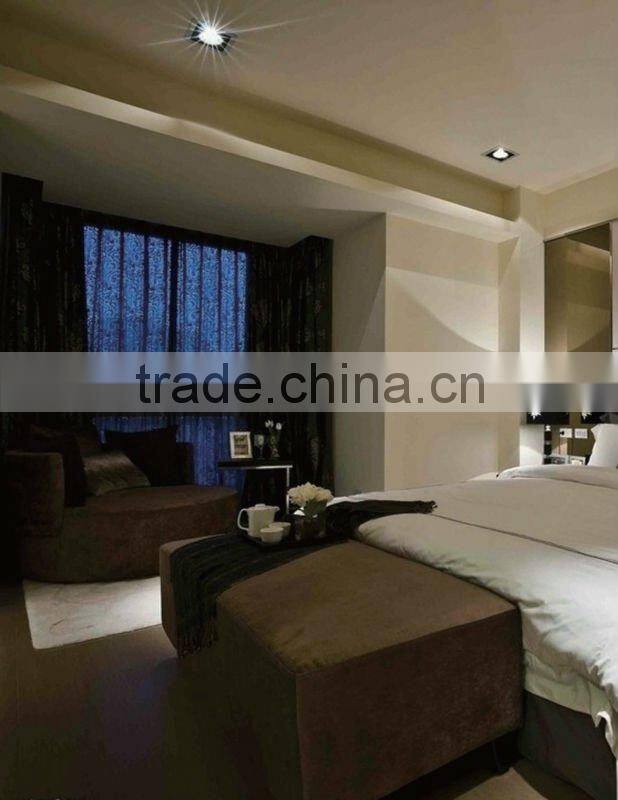 double LED COB square downlight