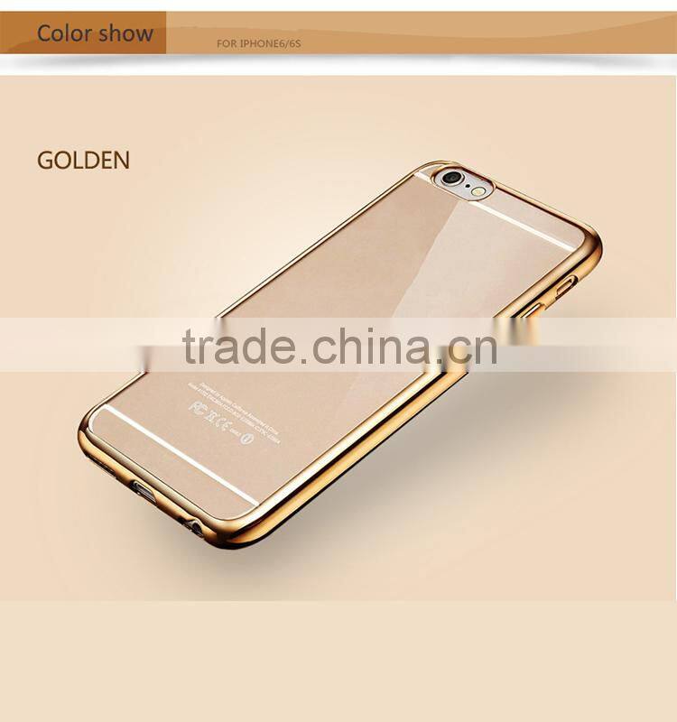 for iphone 2016 tpu electroplate with high quality and small MOQ