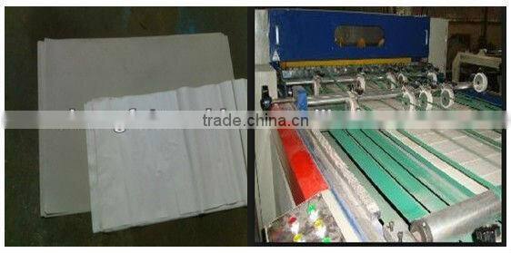 sticker paper cross cutting machine from roll to sheet