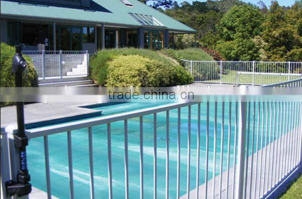 Galvanized temporary movable pool fence