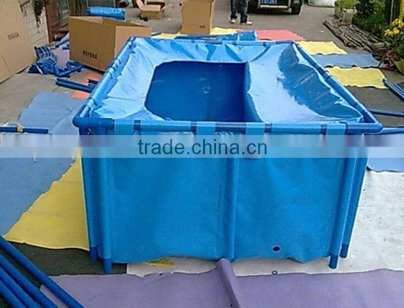 Folding Collapsible Polygon Fish Ponds for Aquaculture