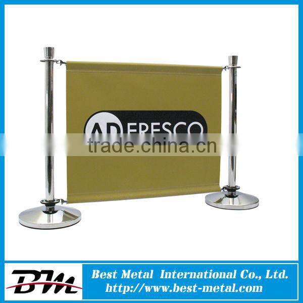 Economy Barrier Stanchion for Advertising