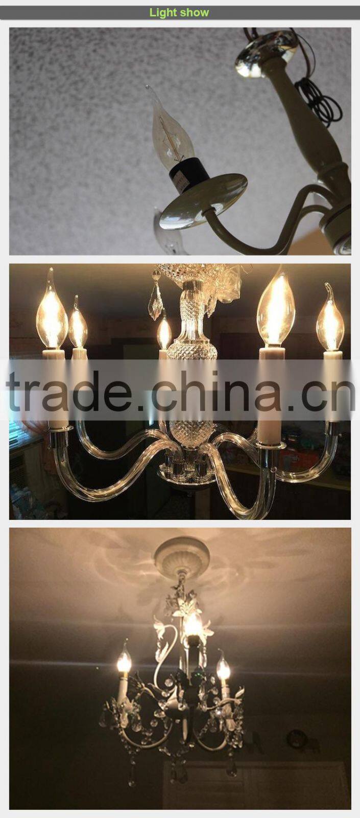 Brand new 220V 25W hanging edison bulb light fixture