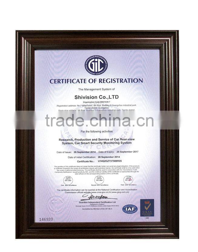 Waterproof IP66 ccd DC12V car camera rear view camera