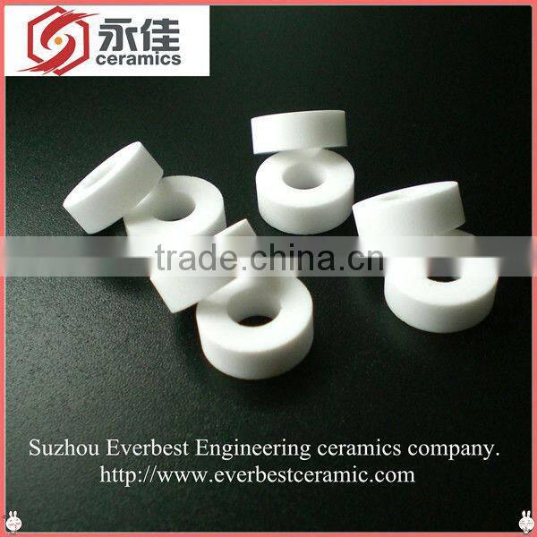 White Precision Alumina ceramic small bushing