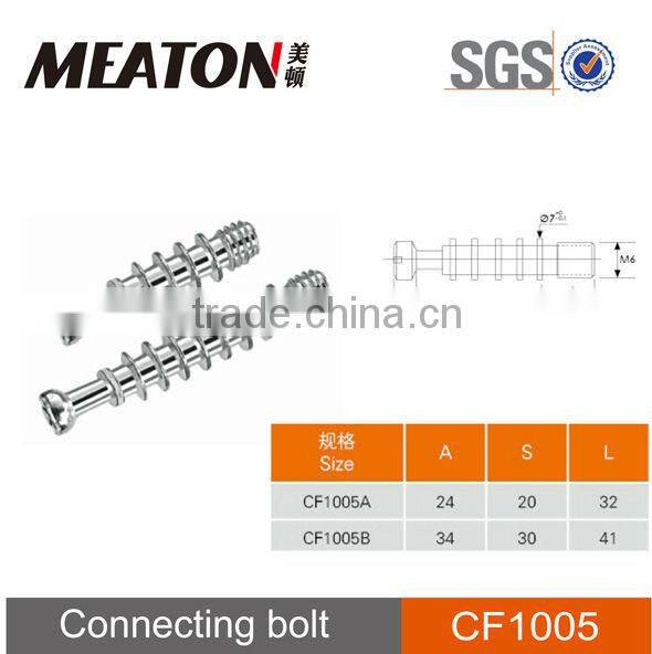 Cabinet wooden door mini fix & furniture fitting/connecting bolt