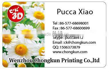 Funny 3D effect printing PP/PET3d lenticular plastic sticker