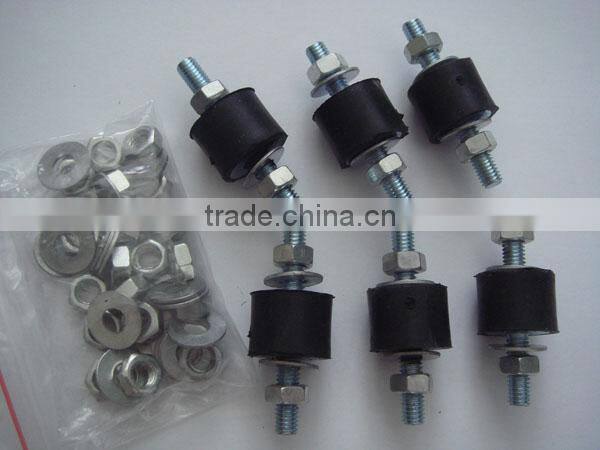 shock proof columniform rubber mount