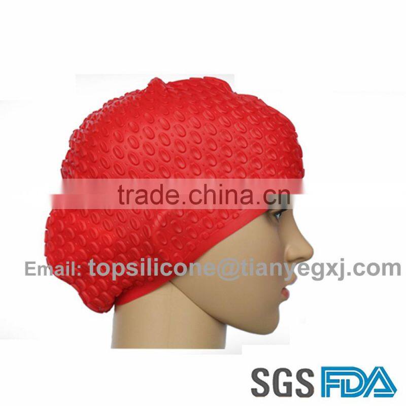 custom logo adult kid size silicone swim cap,professional silicone swimming cap manufacturer