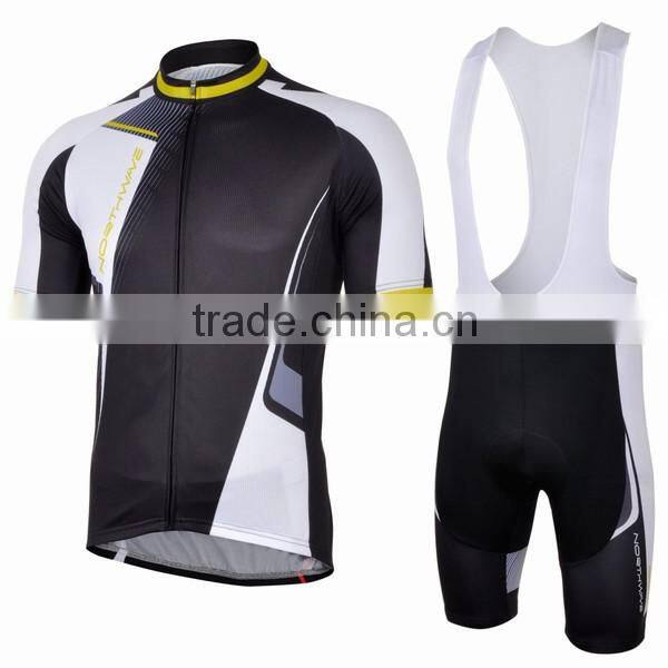 polyester novel sublimation cycling suit Bib style out door sport wear