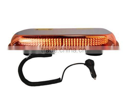 High-Intensity 336 LED Strobe Amber Emergency Warning Mini Strobe Light Bar with Magnetic Base