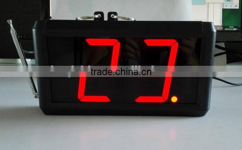KOQI wireless led display receiver watch wrist pagers system K-300plus hospital restaurant calling service Wireless panic button