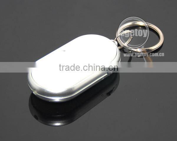 Blister Packing Promotional Electronic Switch LED Light Whistle Key Finder