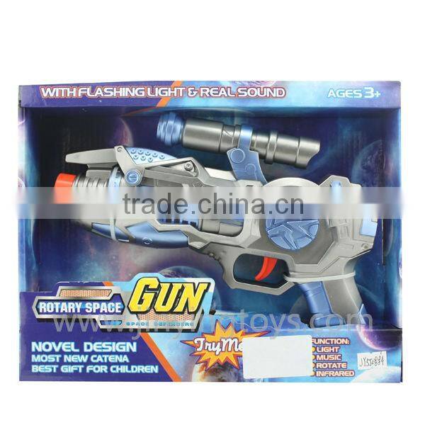 Novel design electric sniper toy gun with flashing and music