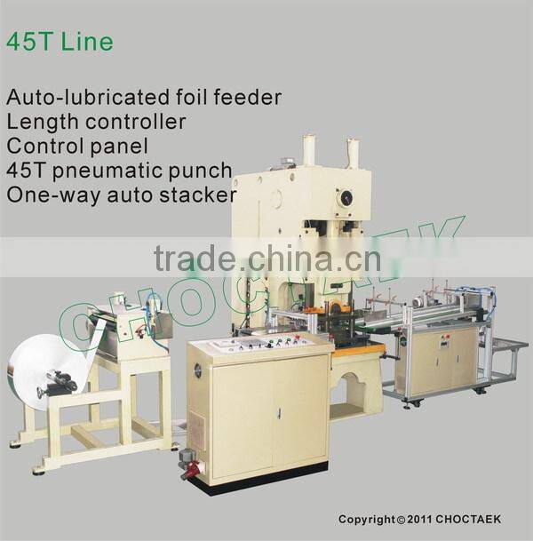 CHINA aluminium foil container production line CTJF-45T