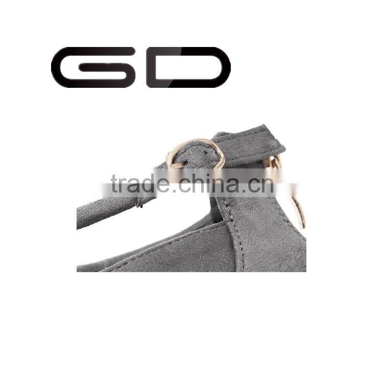 GD high quality suede material comfortable breathable lining booties shoes for women