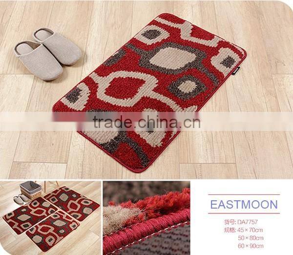 2016 new pattern anti-slip bathroom kitchen contemporary doormats