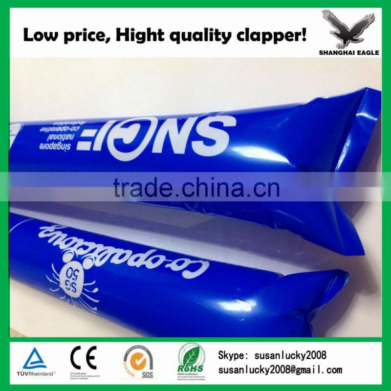 PE inflatable balloon stick clapper