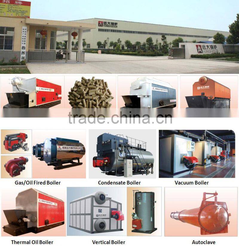 WNS5-1.25-Y low pressure 13kg industrial 5 ton light oil fired steam boiler