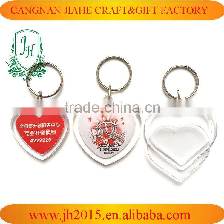 promotional photo frame keychain cheap keyring wholesale clear custom acrylic keyring