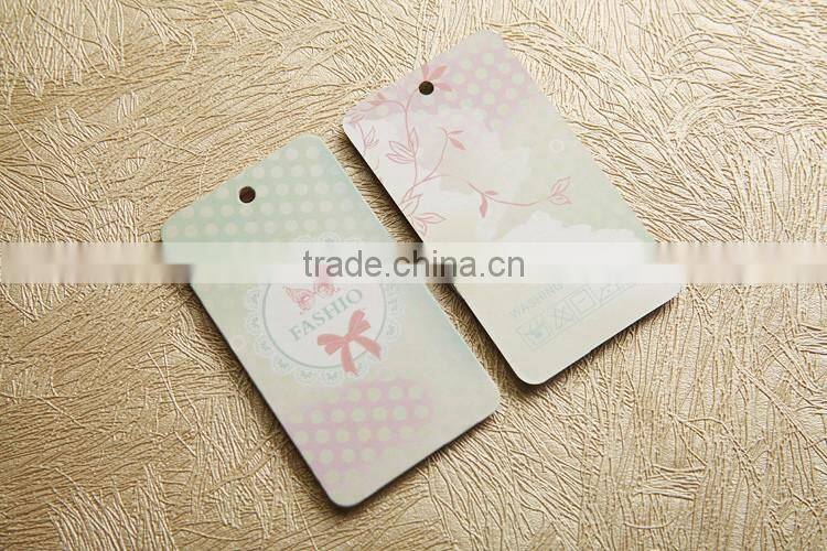 2016 Fashion custom logo hang tag for clothing/ women' s underwear/dress