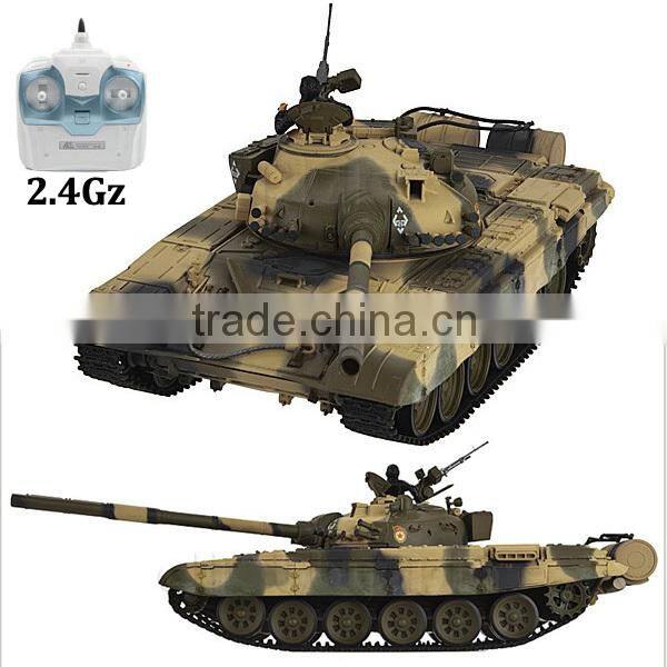 2.4G rc airsoft tank 1:24 rc tank T72 VS Tank with shooting BB Russian Tank T72 M1