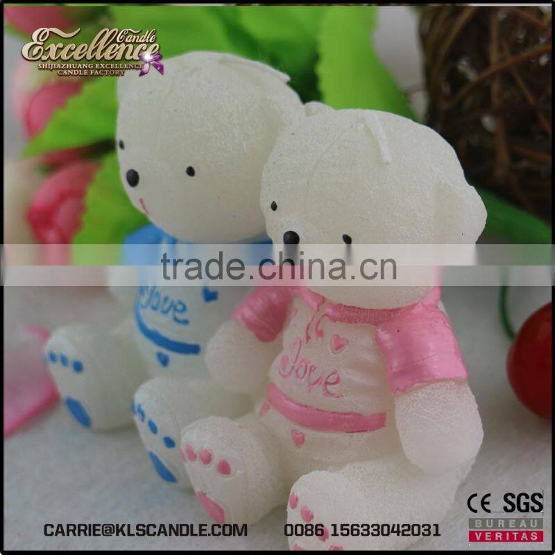 lovely bear candle for wedding/wedding dress candle- Carrie-0086 15633042031