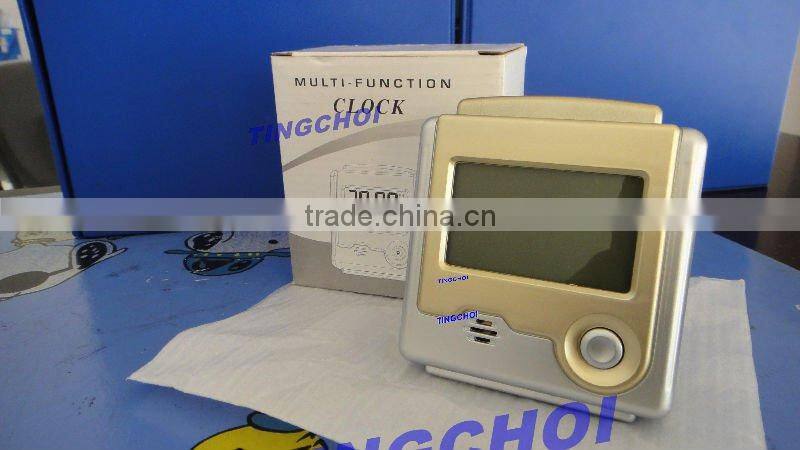 digital talking chime alarm clock with calendar