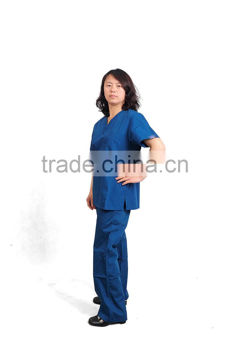 Hospital Lab Coat Doctort's Surgical Medical Scrub Sets Uniform