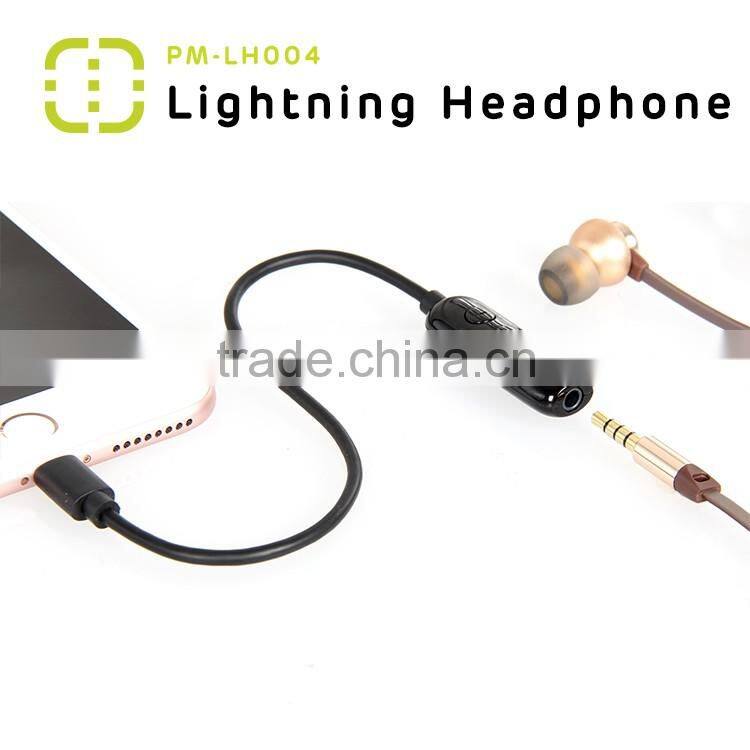 Walnut MFI certified earphone Adaptor for iPhone 6s plus/iPhone6