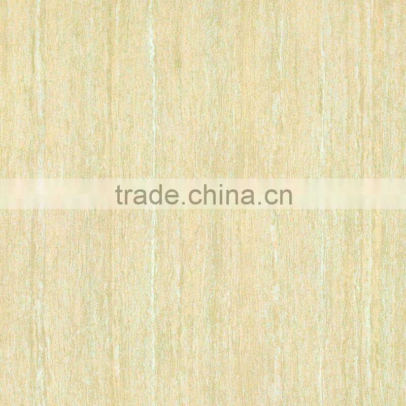 NO. DPT6065 Cream color polished porcelain wood design floor tiles