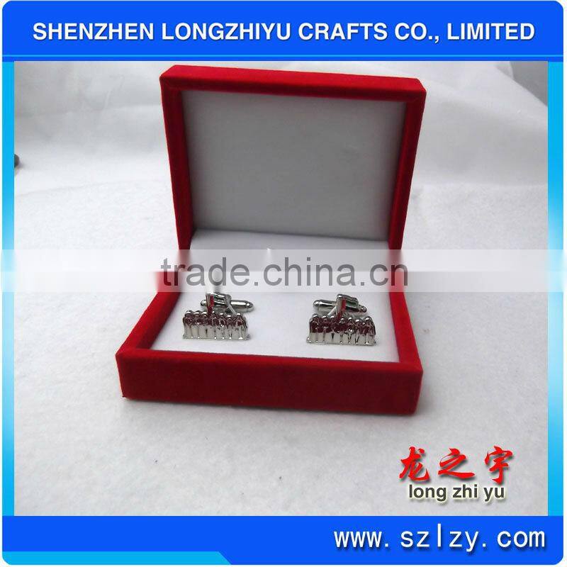 High grade plastic handmade cufflink box hard plastic box plastic folding box