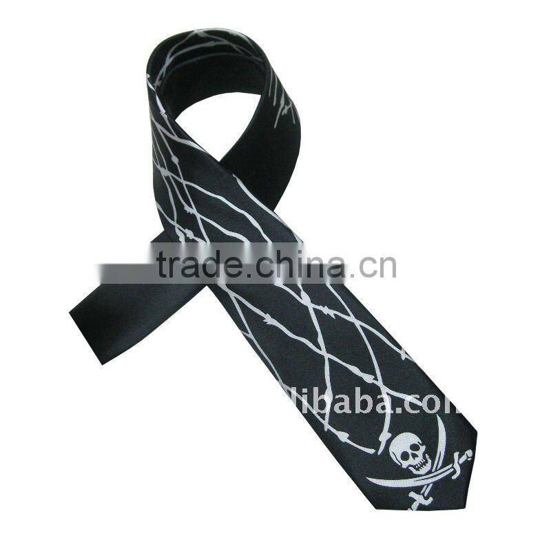 Fancy fashion tie/navy blue tie