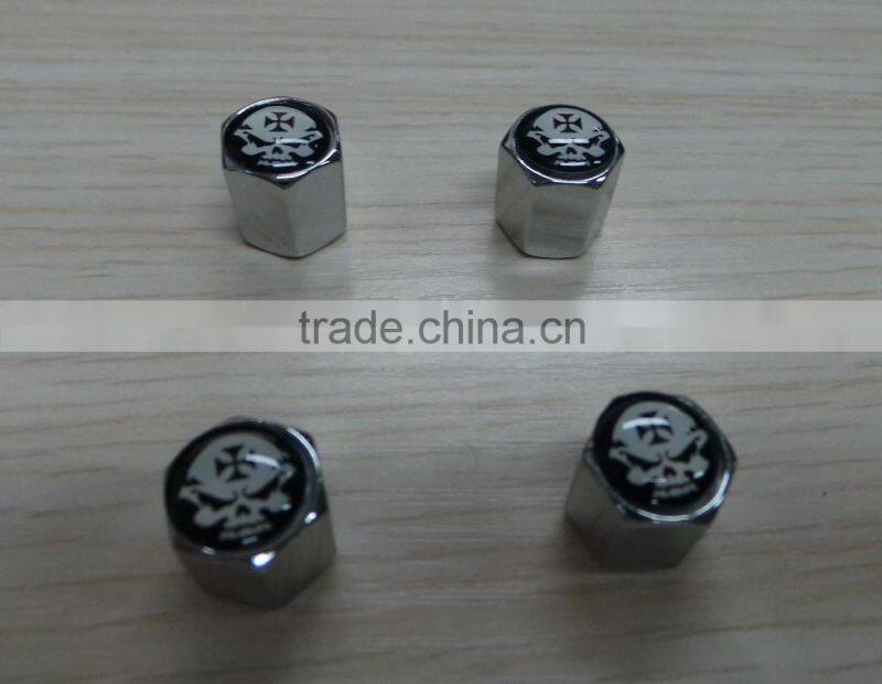 Anti Theft Car Logo Wheel Tire Valve Stem Air Caps