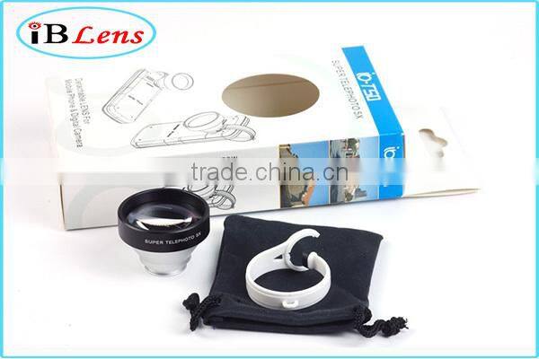 HOT New Product For 2015!High quality Circle Clip 5X super telephoto zoom camera lenses for mobile phone