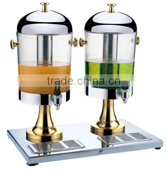 One Heads Gilded Orange Juice Dispenser