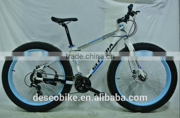2016 new design 21 speed mountain bike fat tire bike made in china