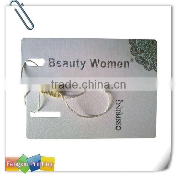Special Discount Guangzhou 2015 Hot Stamping Colorful Printed Hangtag