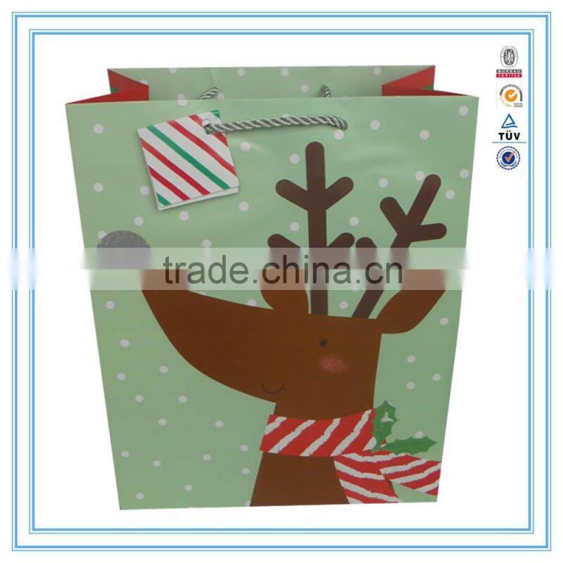 custom Printing Paper Bag,Christmas Paper Bag, gift Paper Bag