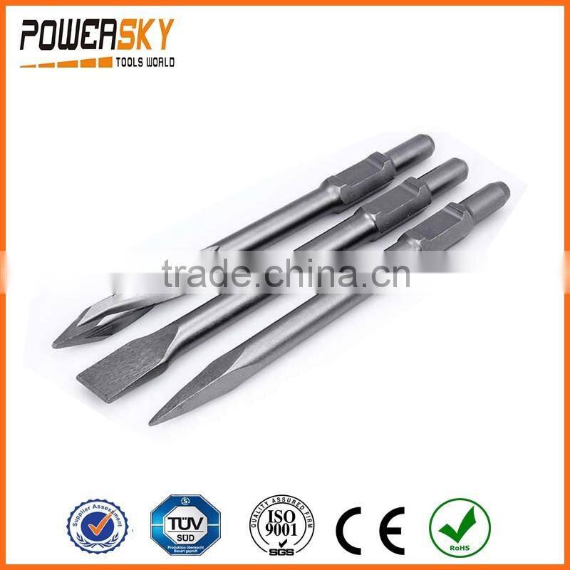 SDS PLUS Point and Flat Chisel for concrete and stone,sds point chisel